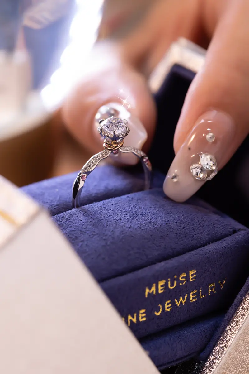 MEUSE 缪斯高级珠宝定制 订婚钻戒 星月 款式图片 4