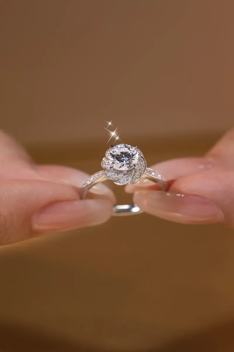 MEUSE 缪斯高级珠宝定制 订婚钻戒 花镜 款式图片 3